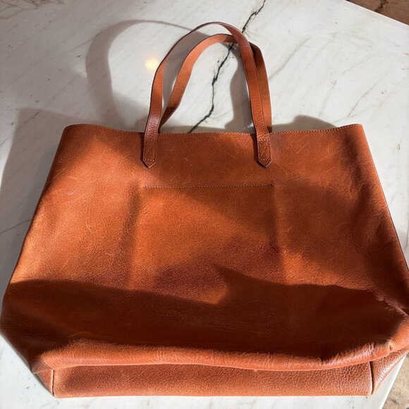 Madewell Handbags - Madewell Transport Tote Bag Leather Everyday‎ Carryall Shoulder Bag Brown *READ*